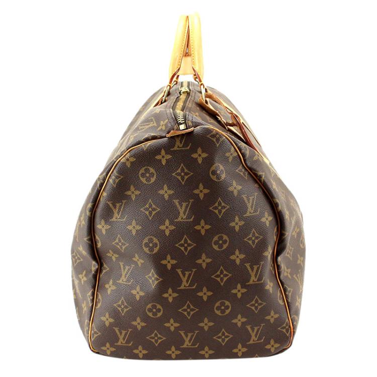 Pre Owned Louis Vuitton Monogram Canvas Keepall 55 Bag