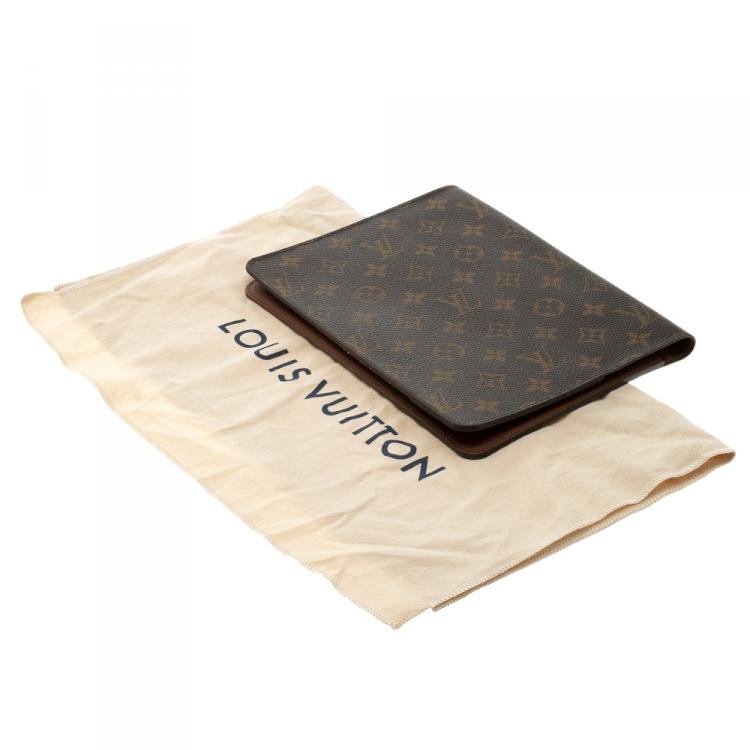 Pre Owned Louis Vuitton Monogram Canvas Desk Agenda Cover