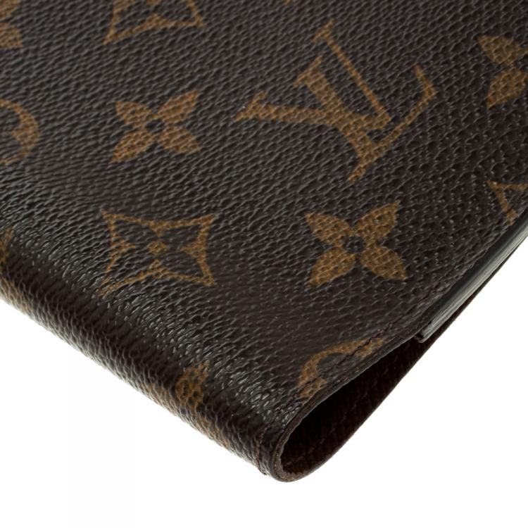 Pre Owned Louis Vuitton Monogram Canvas Desk Agenda Cover