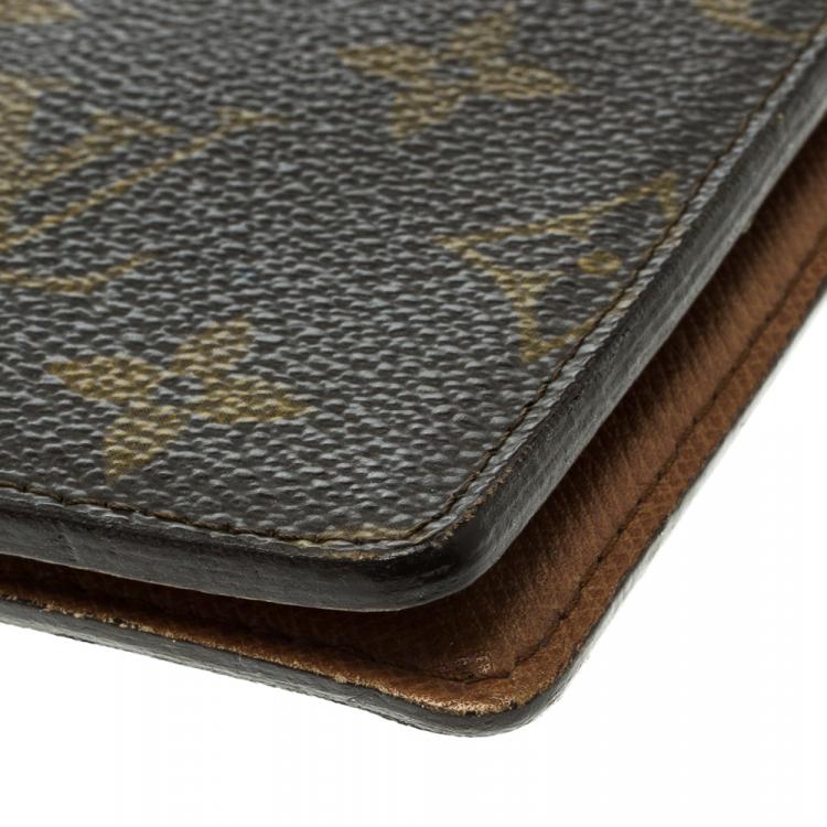 Pre Owned Louis Vuitton Monogram Canvas Large Desk Agenda Cover