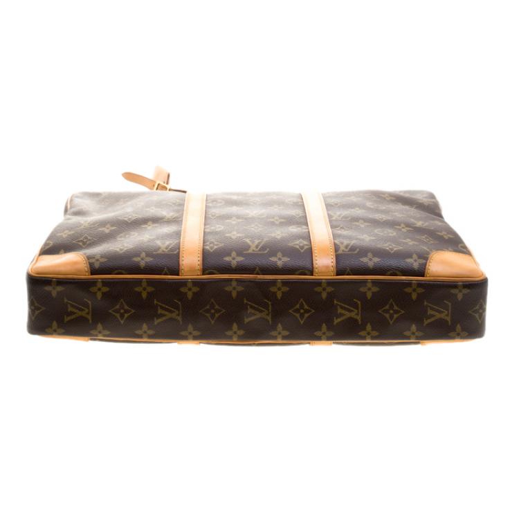 Pre Owned Louis Vuitton Monogram Canvas Porte Documents Voyage Briefcase