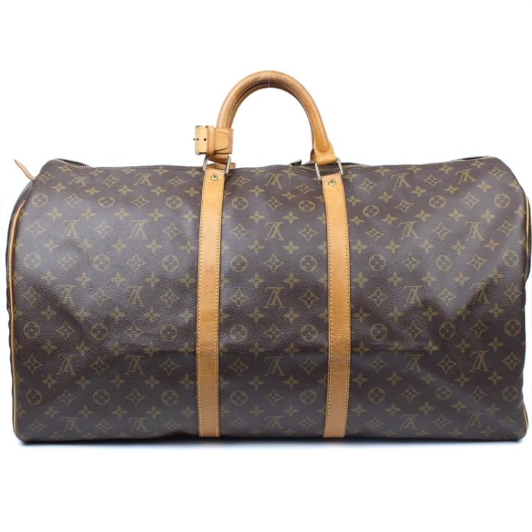 Pre Owned Louis Vuitton Monogram Canvas Keepall 60 Bag