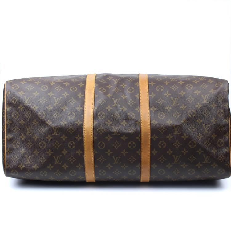 Pre Owned Louis Vuitton Monogram Canvas Keepall 60 Bag