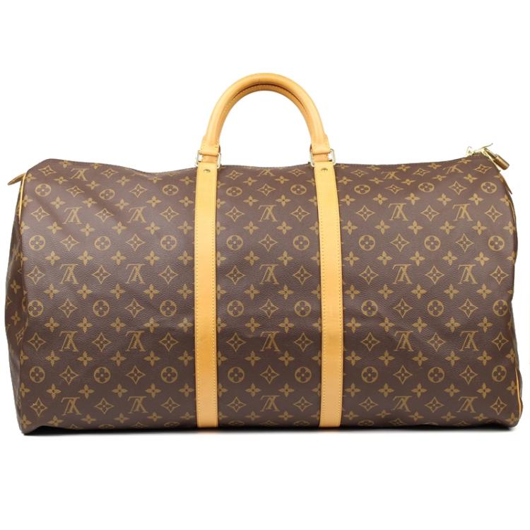 Pre Owned Louis Vuitton Monogram Canvas Keepall 60 Bag