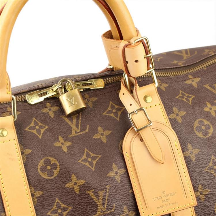 Pre Owned Louis Vuitton Monogram Canvas Keepall 60 Bag