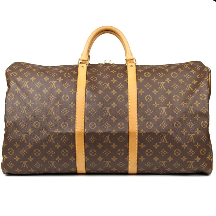 Pre Owned Louis Vuitton Monogram Canvas Keepall 60 Bag
