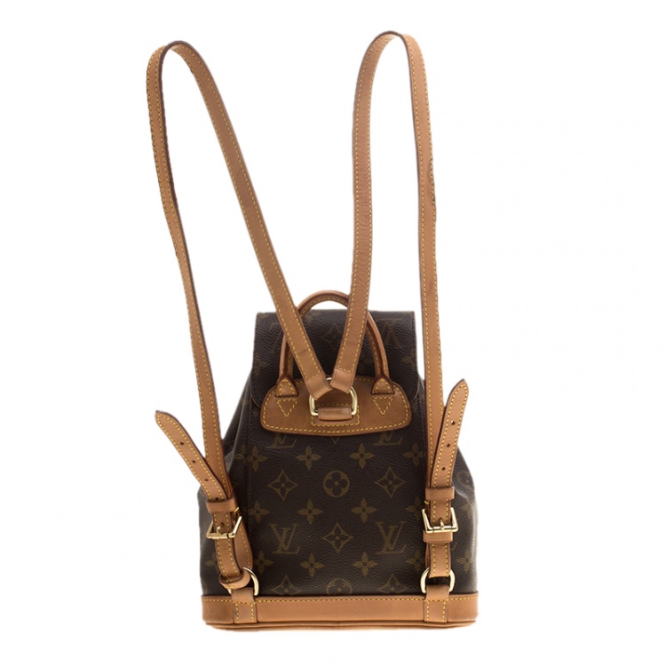 Pre Owned Louis Vuitton Monogram Canvas Montsouris PM Backpack