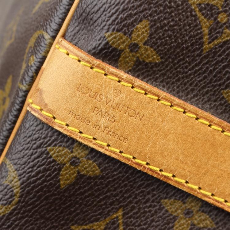 Pre Owned Louis Vuitton Monogram Canvas Keepall Bandouliere 55 Bag