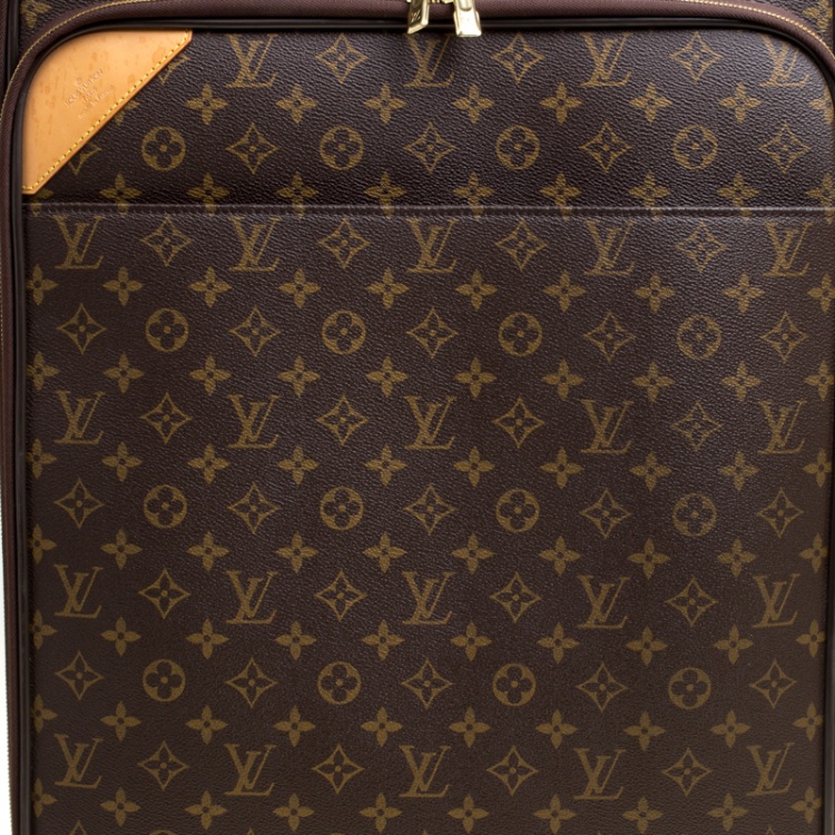 Pre Owned Louis Vuitton Monogram Canvas Business Pegase Legere 55 Luggage