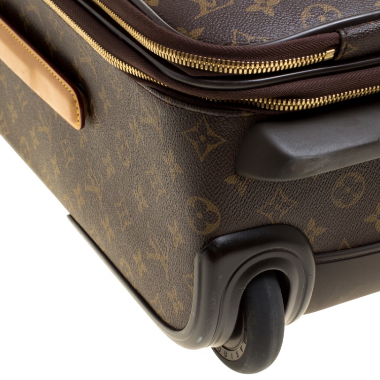Pre Owned Louis Vuitton Monogram Canvas Business Pegase Legere 55 Luggage