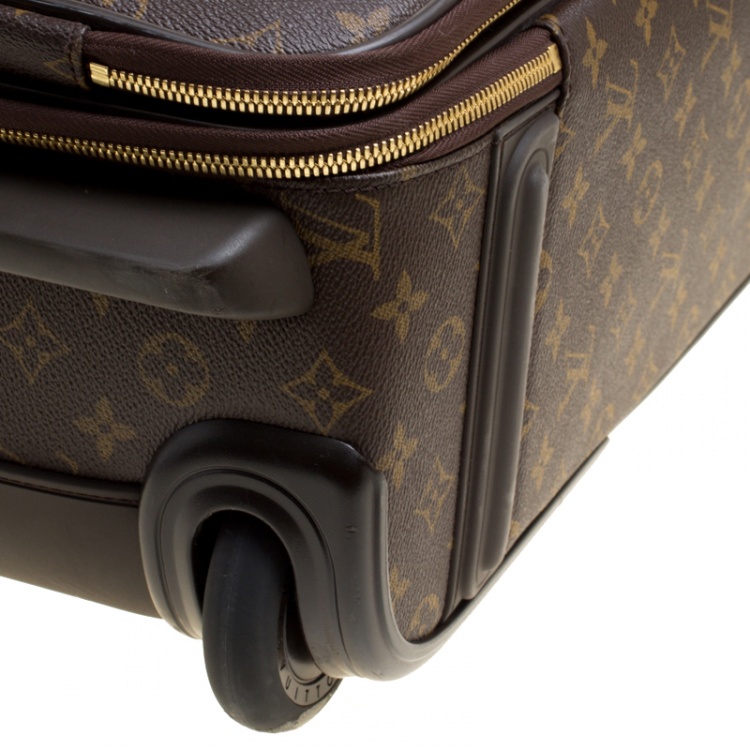 Pre Owned Louis Vuitton Monogram Canvas Business Pegase Legere 55 Luggage