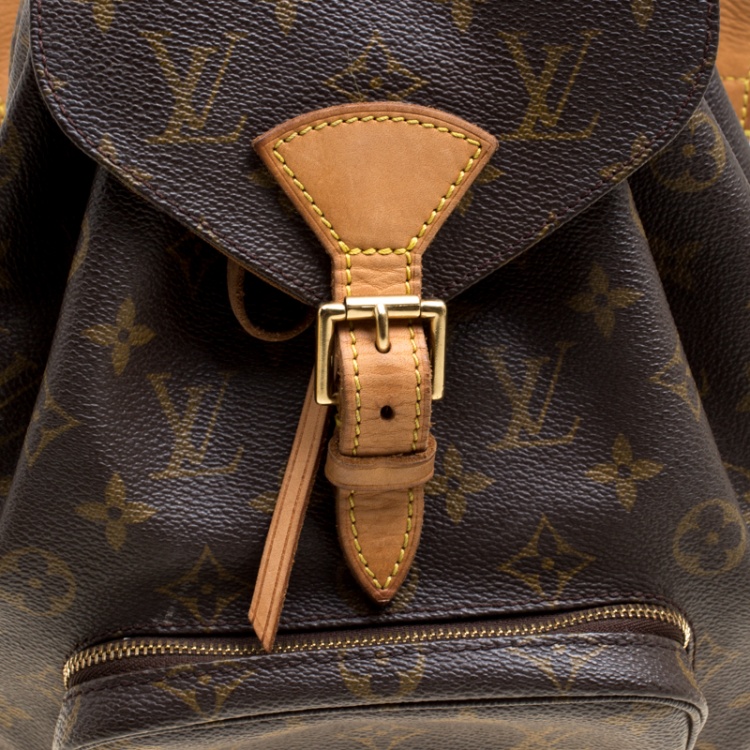 Pre Owned Louis Vuitton Monogram Canvas Montsouris MM Backpack Bag