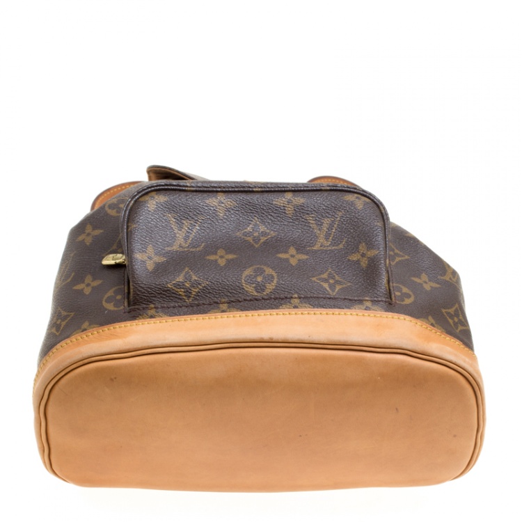 Pre Owned Louis Vuitton Monogram Canvas Montsouris MM Backpack Bag