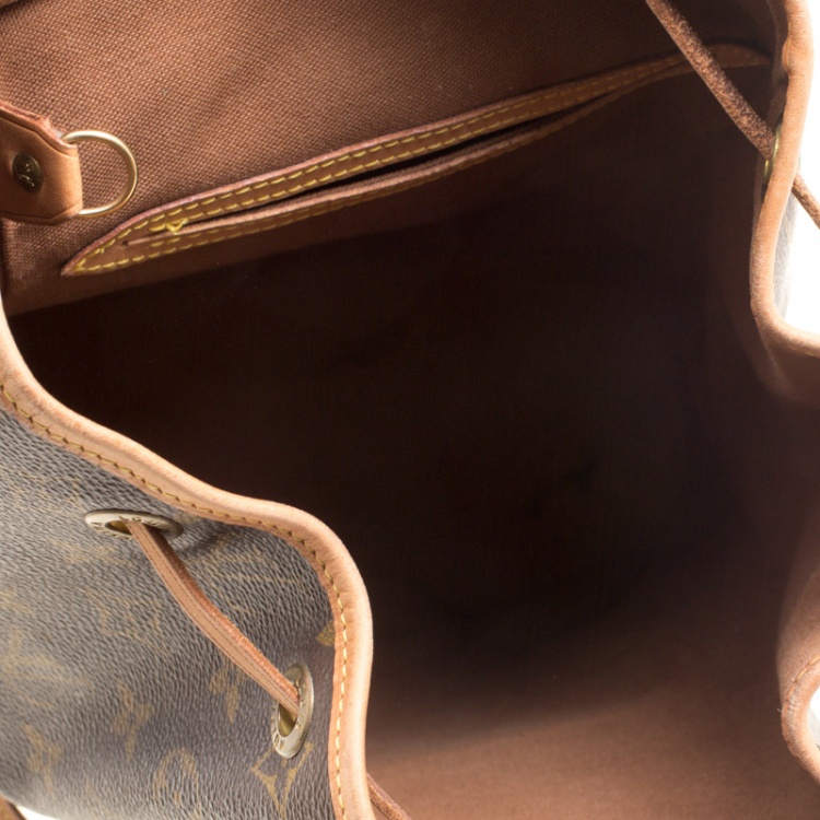 Pre Owned Louis Vuitton Monogram Canvas Montsouris MM Backpack Bag