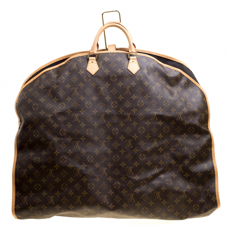 Pre Owned Louis Vuitton Monogram Canvas and Leather Garment Cover