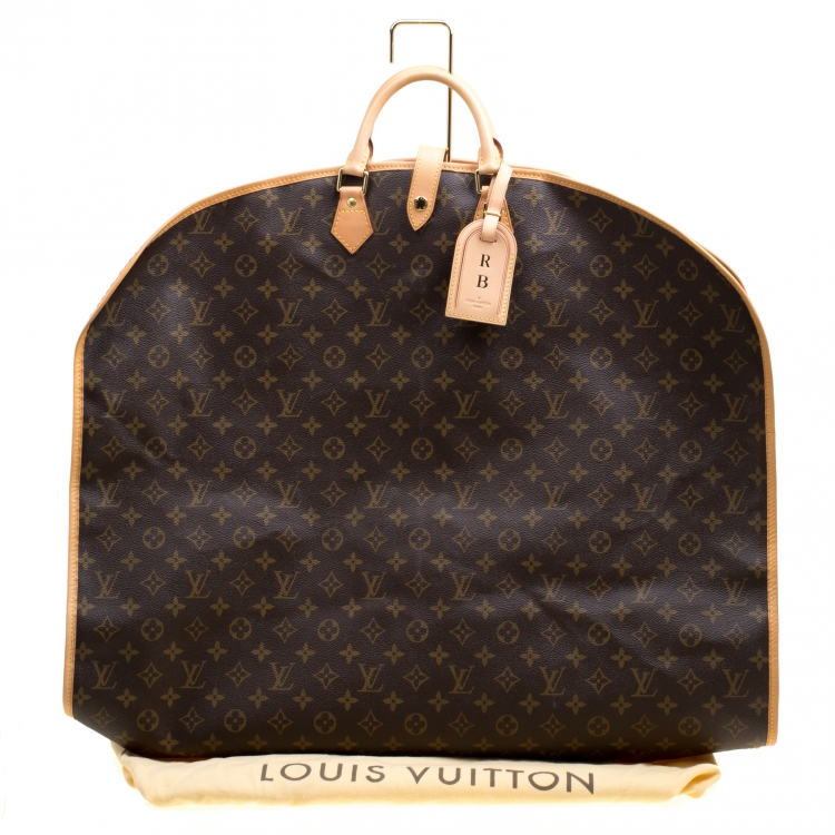 Pre Owned Louis Vuitton Monogram Canvas and Leather Garment Cover