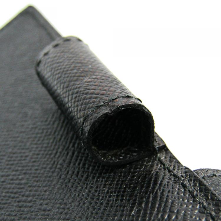 Pre Owned Louis Vuitton Noir Epi Leather Large Ring Agenda Cover