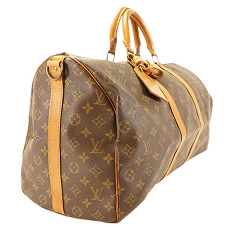 Louis Vuitton Keepall Bandouliere 50 Nigo Damier Ebene Travel Bag Keep All