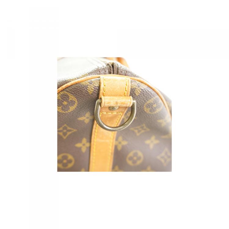 Pre Owned Louis Vuitton Monogram Canvas Keepall Bandouliere 50 Bag