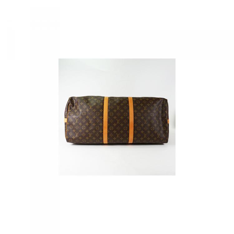 Pre Owned Louis Vuitton Monogram Canvas Keepall Bandouliere 60 Bag