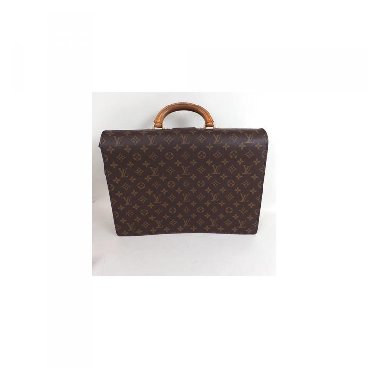 Pre Owned Louis Vuitton Monogram Canvas Serviette Fermoir Briefcase