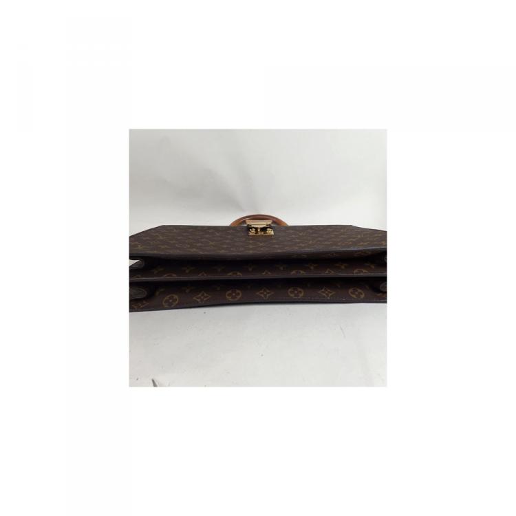 Pre Owned Louis Vuitton Monogram Canvas Serviette Fermoir Briefcase