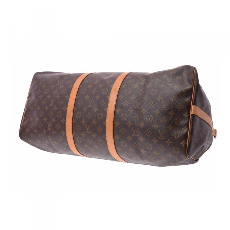 Pre Owned Louis Vuitton Monogram Canvas Keepall Bandouliere 60 Bag