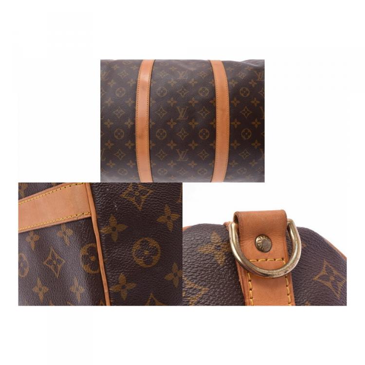 Pre Owned Louis Vuitton Monogram Canvas Keepall Bandouliere 60 Bag