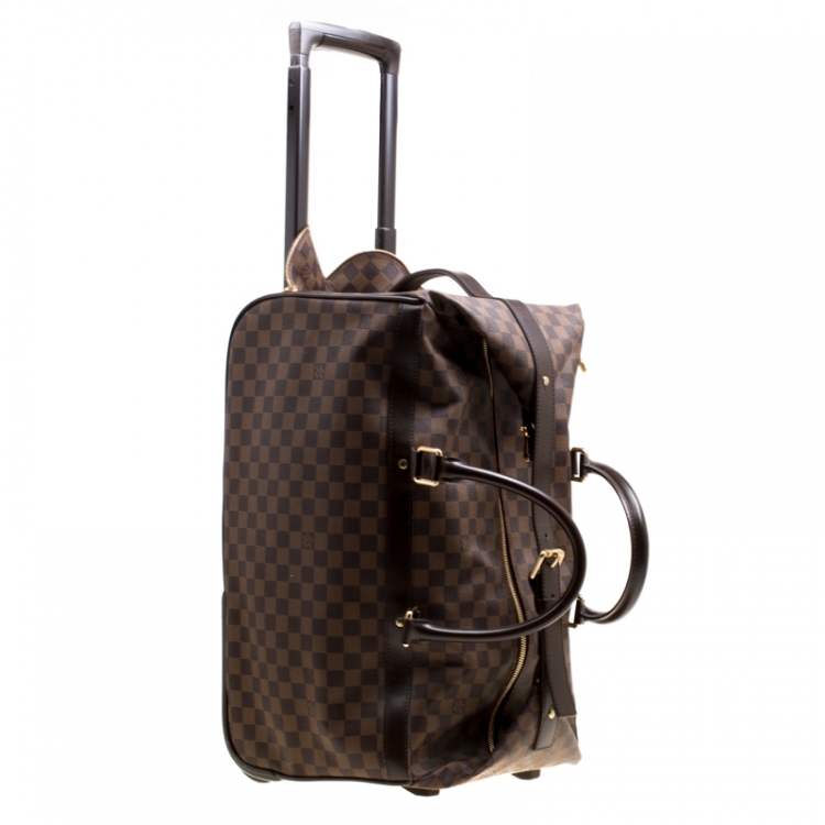 Pre Owned Louis Vuitton Damier Canvas Eole 50 Rolling Luggage