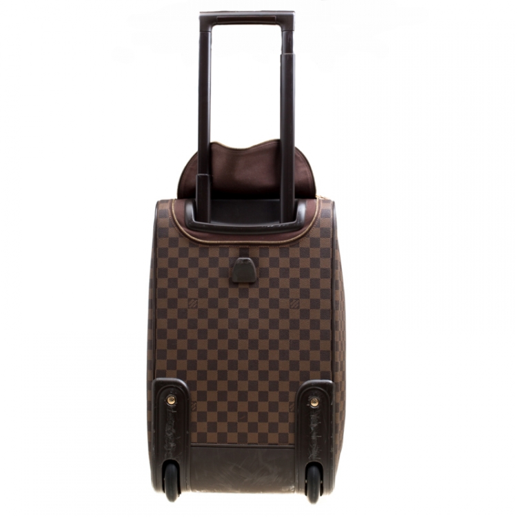 Pre Owned Louis Vuitton Damier Canvas Eole 50 Rolling Luggage