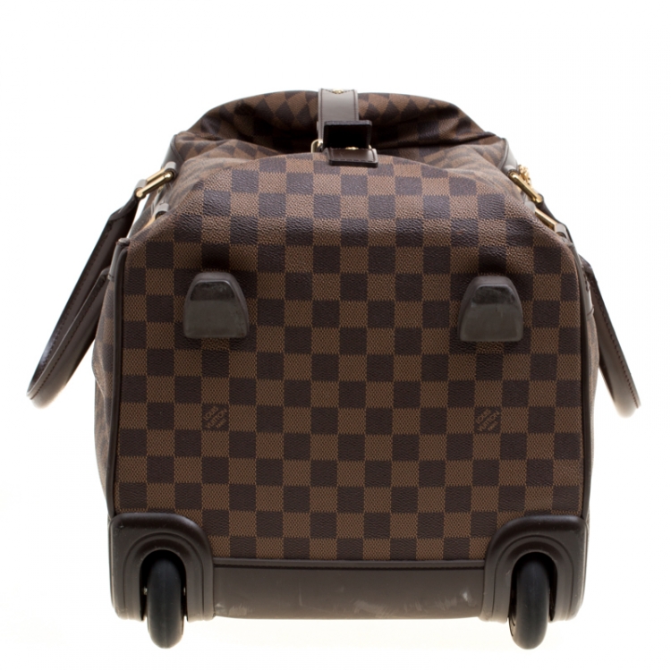 Pre Owned Louis Vuitton Damier Canvas Eole 50 Rolling Luggage
