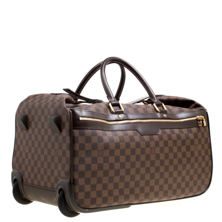 Pre Owned Louis Vuitton Damier Canvas Eole 50 Rolling Luggage