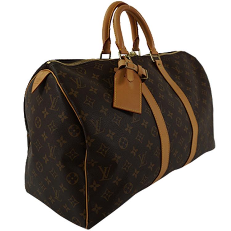 Pre Owned Louis Vuitton Monogram Canvas Keepall 45 Bag