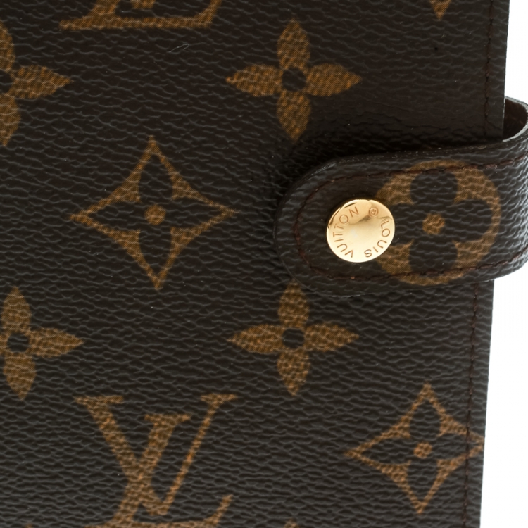مملوكة مسبقًا Louis Vuitton Monogram Canvas Small Ring Agenda Cover