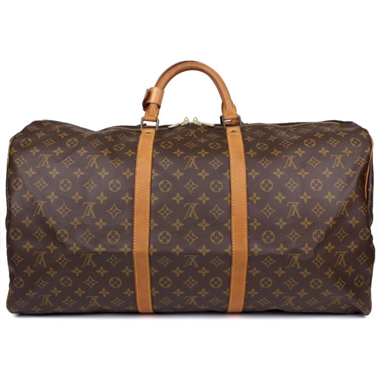 Pre Owned Louis Vuitton Monogram Canvas Keepall 60 Bag