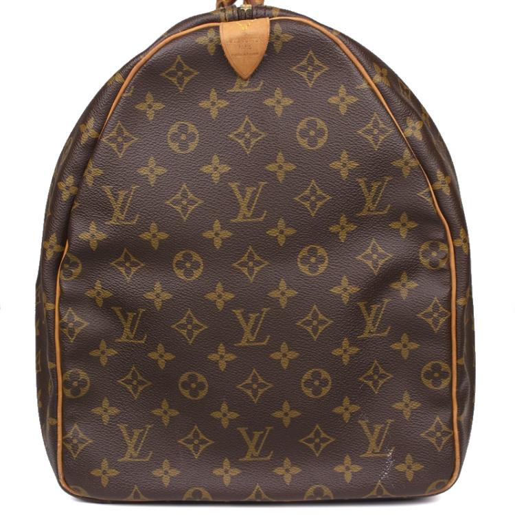Pre Owned Louis Vuitton Monogram Canvas Keepall 60 Bag