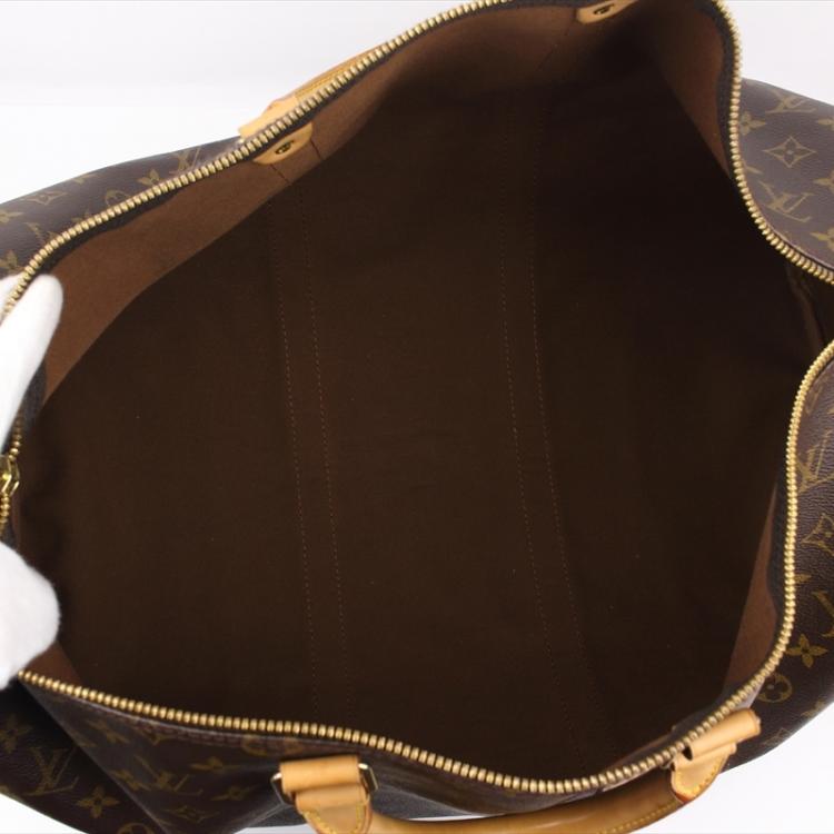Pre Owned Louis Vuitton Monogram Canvas Keepall Bandouliere 50 Bag