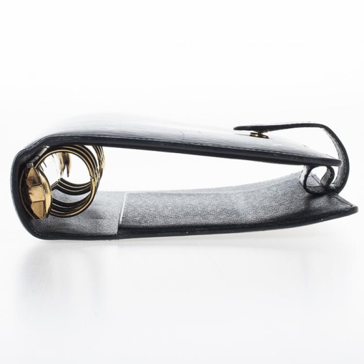 Pre Owned Louis Vuitton Black Epi Electric Medium Agenda Cover