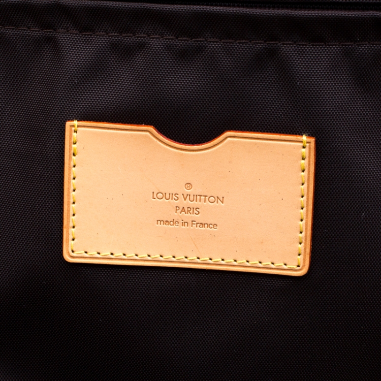 Pre Owned Louis Vuitton Amarante Monogram Vernis Pegase 45 Suitcase