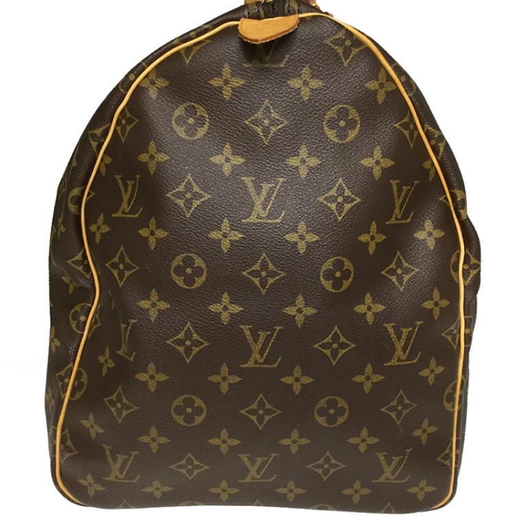 Pre Owned Louis Vuitton Monogram Canvas Keepall 55 Bag