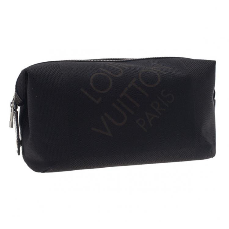 Pre Owned Louis Vuitton Damier Graphite Albatros Toiletry Pouch