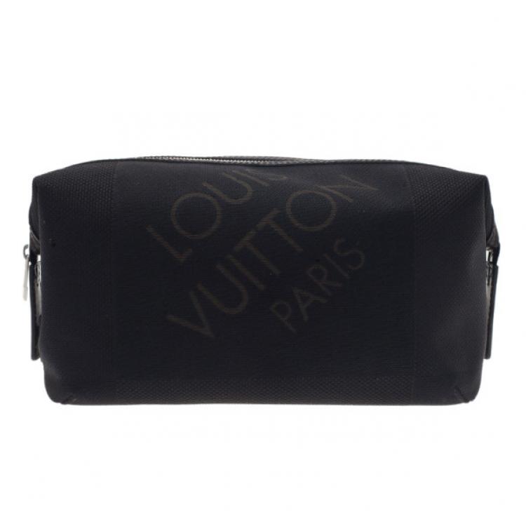 Pre Owned Louis Vuitton Damier Graphite Albatros Toiletry Pouch