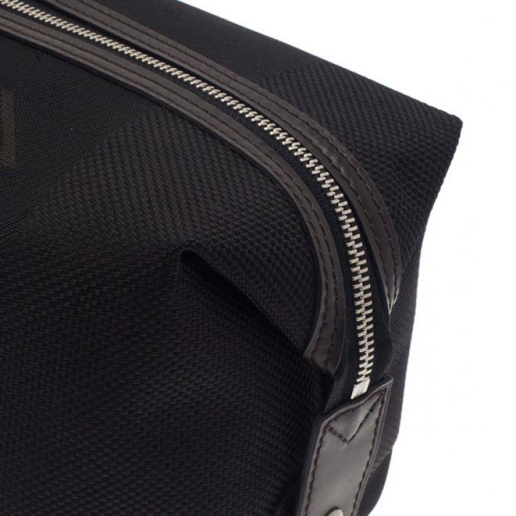 Pre Owned Louis Vuitton Damier Graphite Albatros Toiletry Pouch