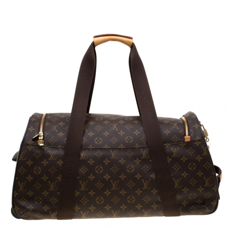 مملوكة مسبقًا Louis Vuitton Brown Monogram Canvas Neo Eole 55 Rolling Luggage