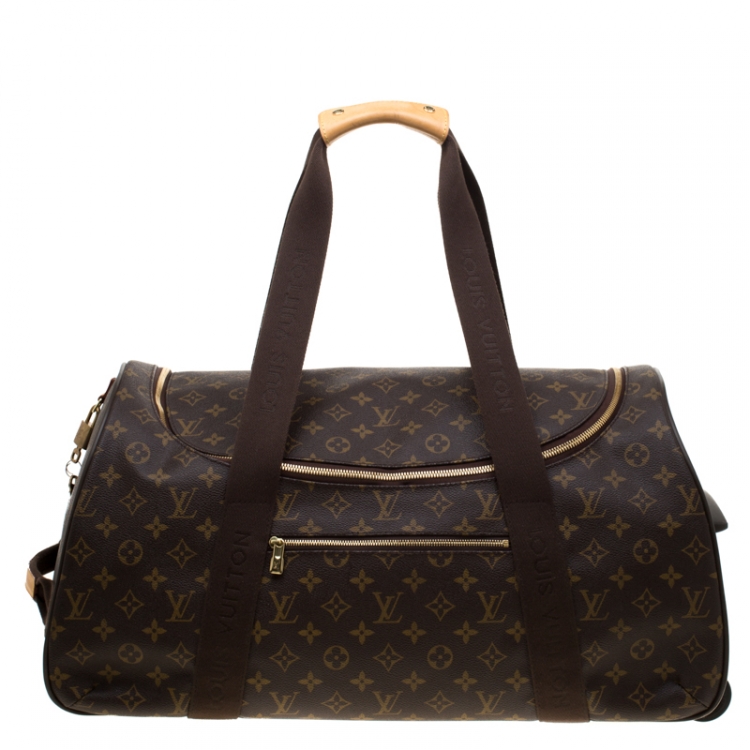 مملوكة مسبقًا Louis Vuitton Brown Monogram Canvas Neo Eole 55 Rolling Luggage