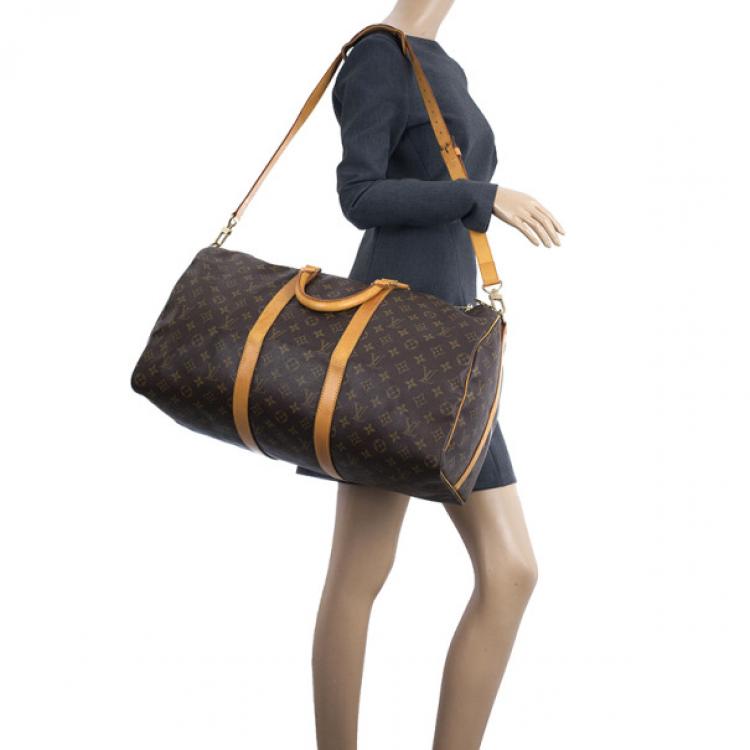 Buy Louis Vuitton Monogram Keepall Bandouliere Travel Bag (Keepall