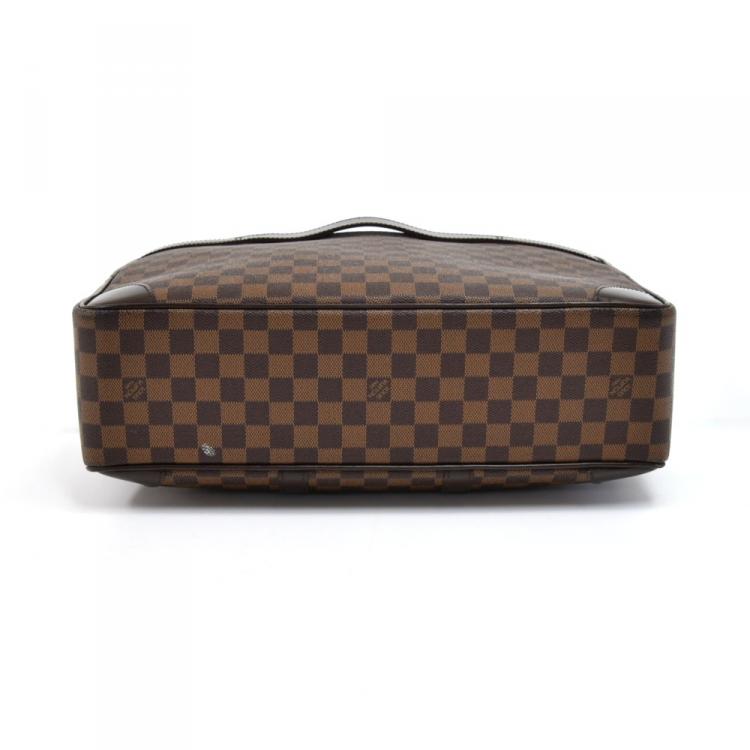 Pre Owned Louis Vuitton Damier Ebene Canvas Porte Documents Voyage GM Briefcase