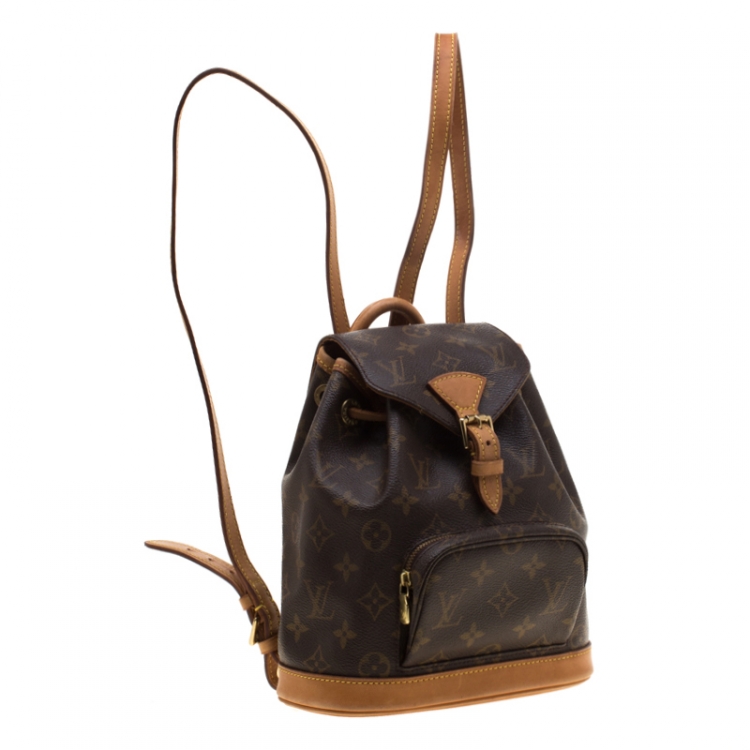 Pre Owned Louis Vuitton Monogram Canvas Mini Montsouris Backpack