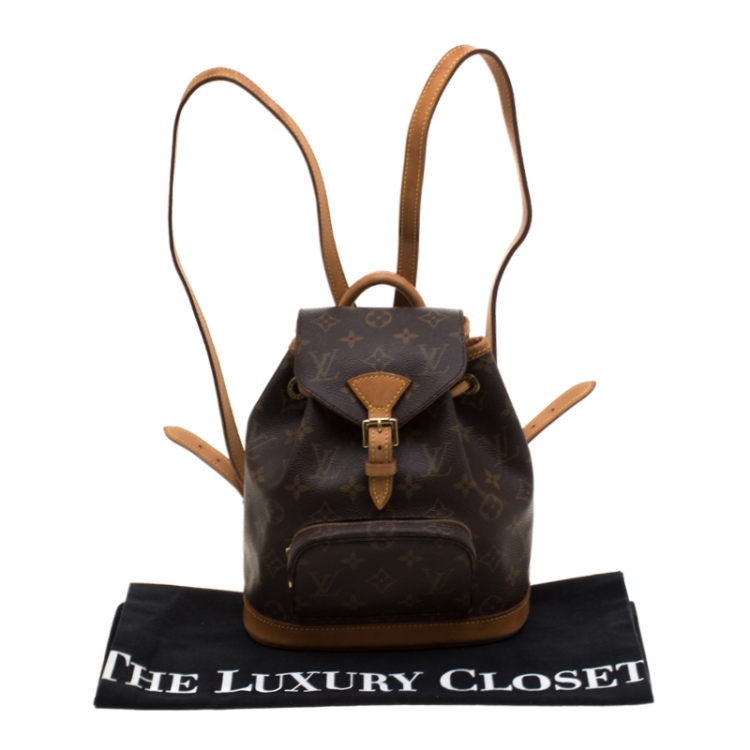 Pre Owned Louis Vuitton Monogram Canvas Mini Montsouris Backpack