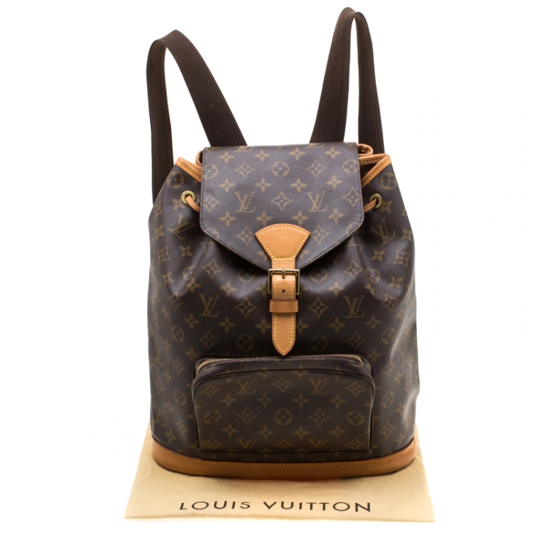 Pre Owned Louis Vuitton Monogram Canvas Montsouris GM Backpack